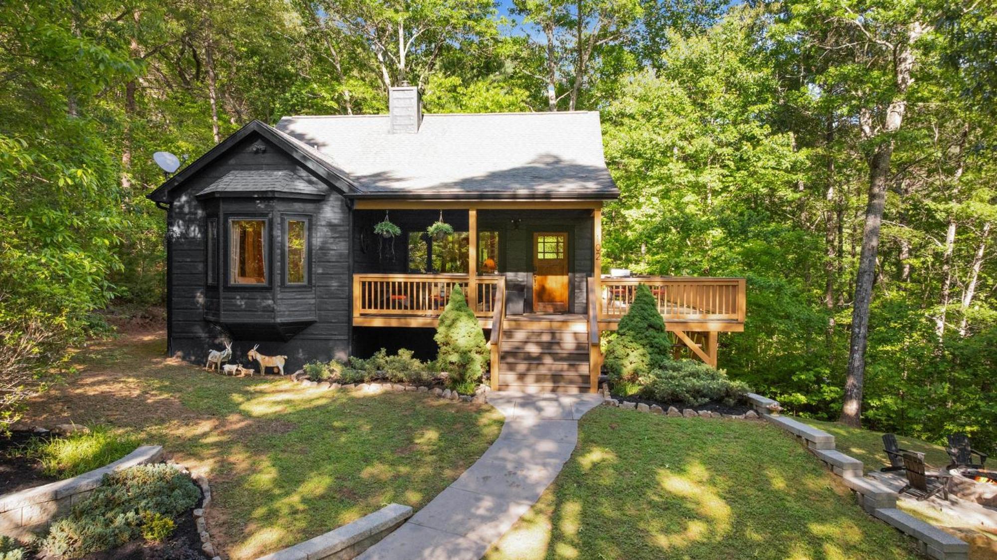 Serene Mountain And Sunset Views 3Bd Cabin Franklin Exterior foto