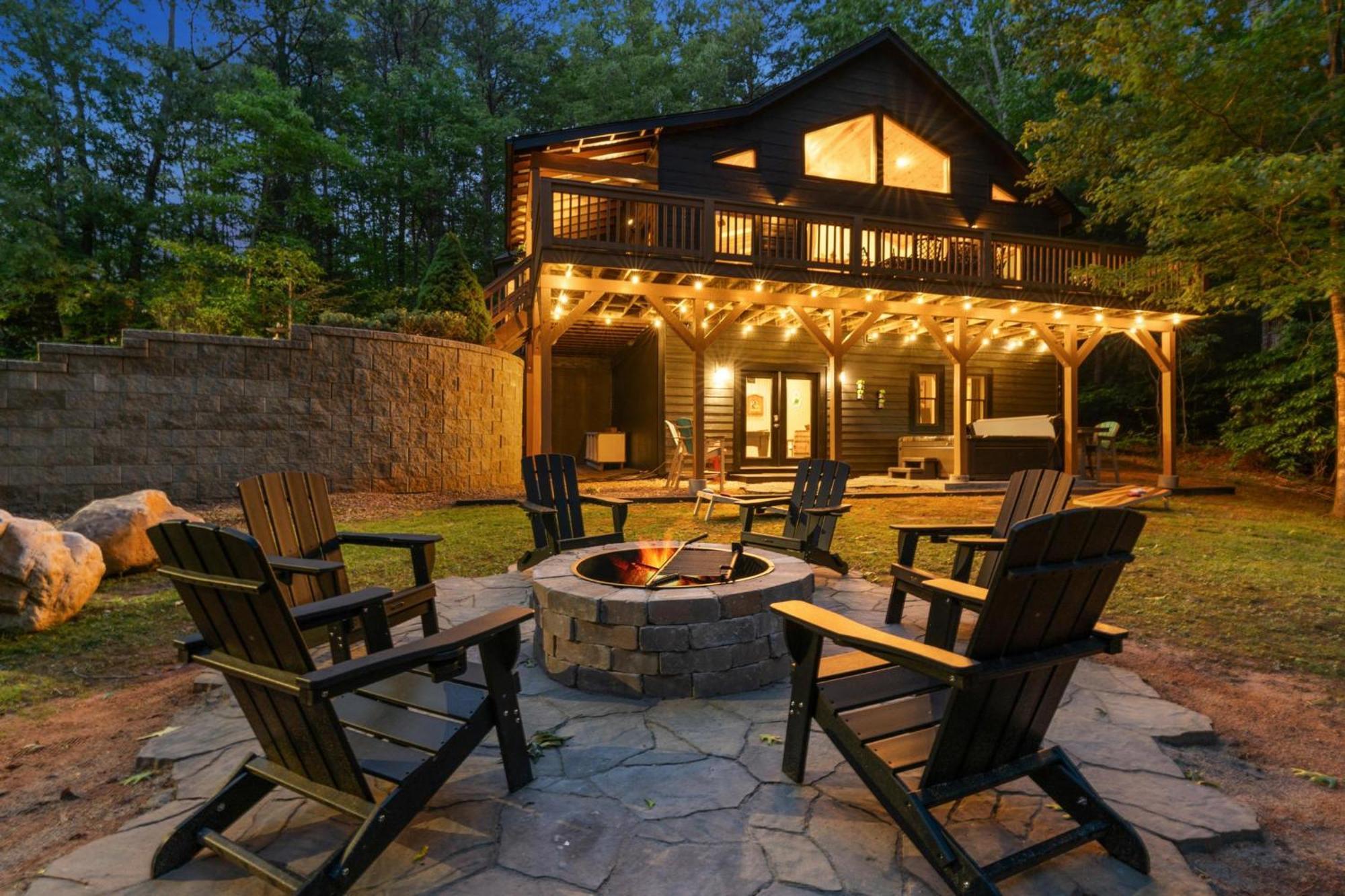 Serene Mountain And Sunset Views 3Bd Cabin Franklin Exterior foto