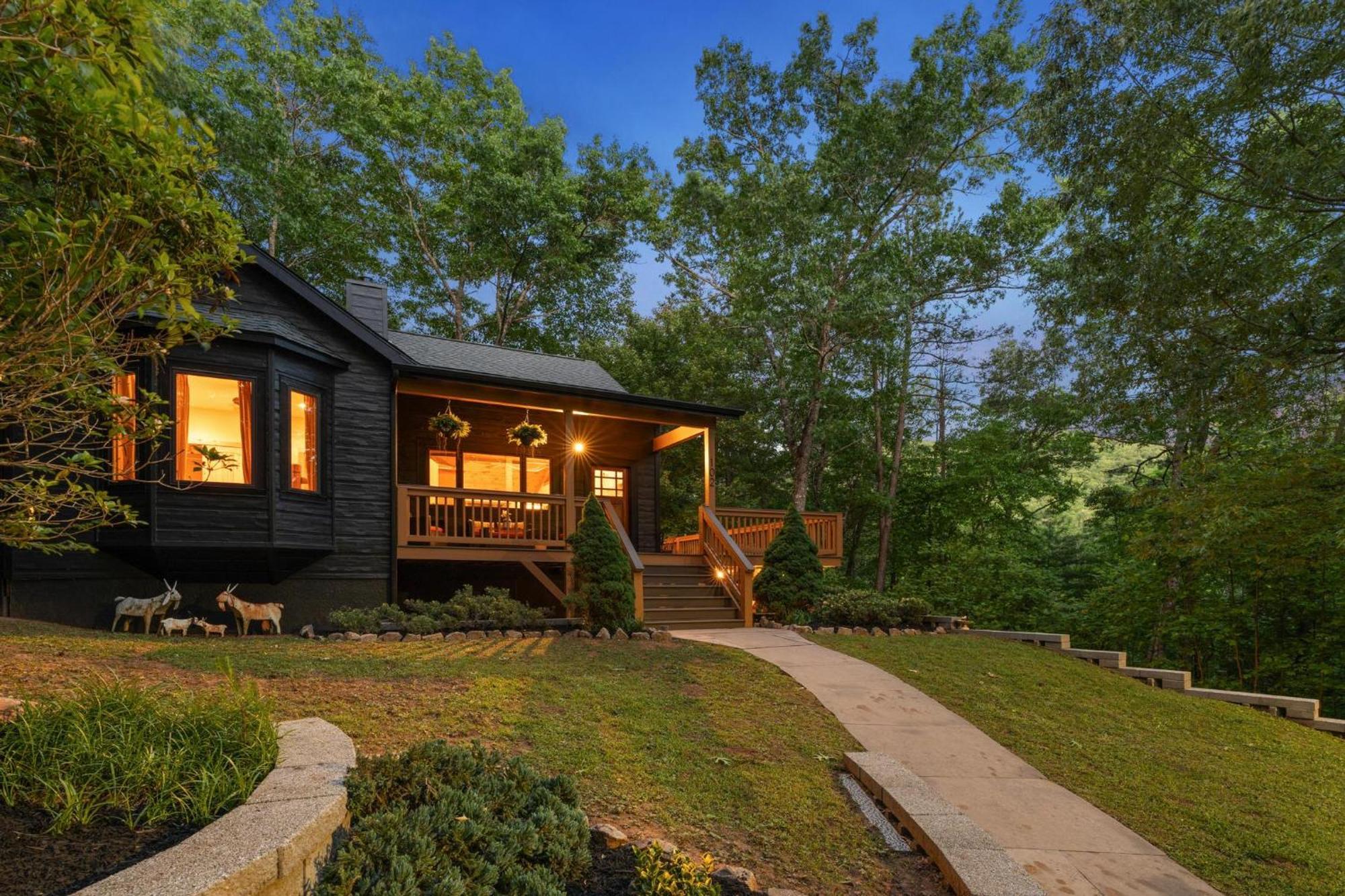 Serene Mountain And Sunset Views 3Bd Cabin Franklin Exterior foto
